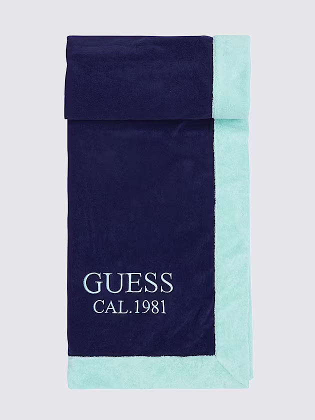 Color contrast towel - GUESS