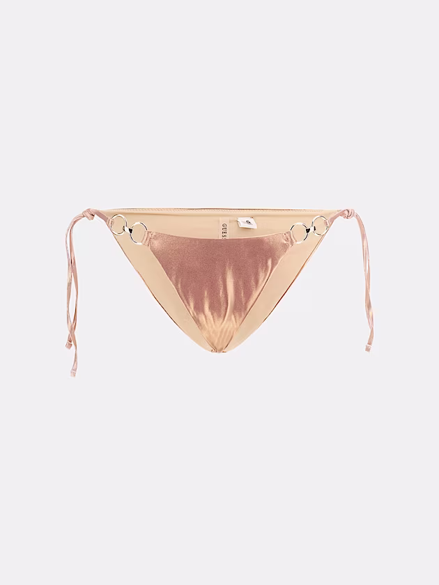 Stretch velvet string bikini bottoms - GUESS