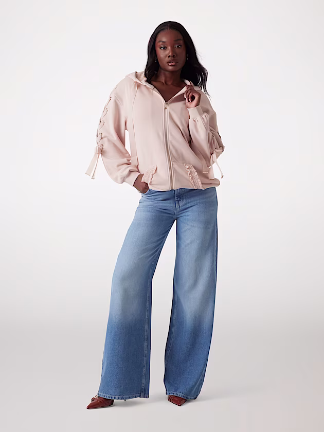 Lace up sweatshirt - GUESS