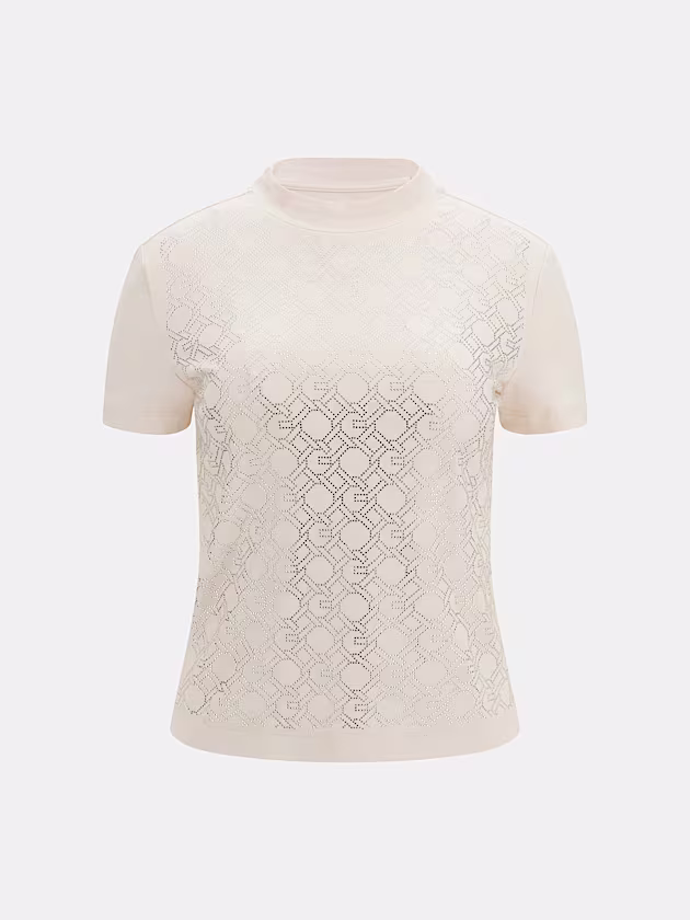 All-over chain logo T-shirt - GUESS