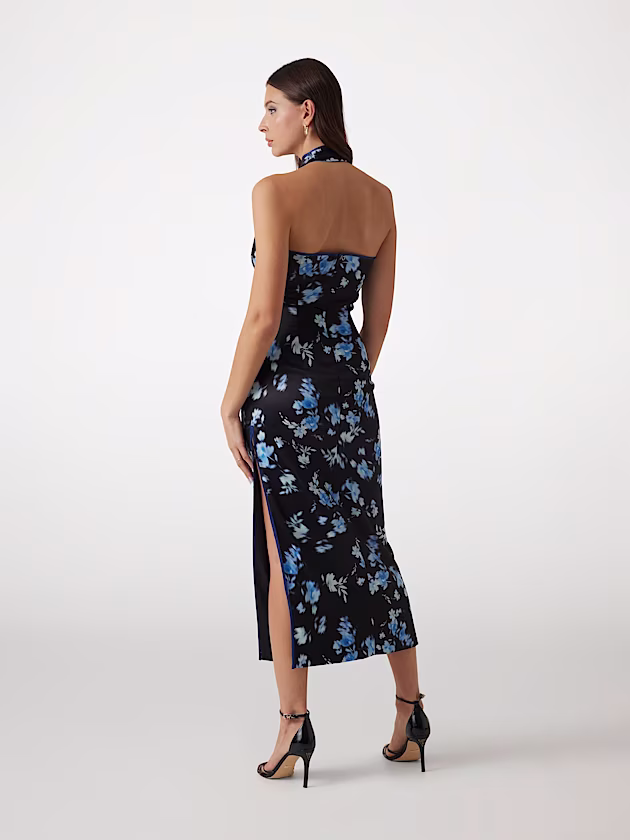 Floral print long dress - GUESS