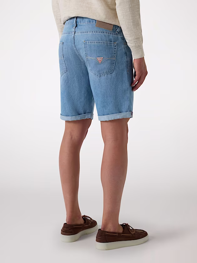 Slim-fit denim shorts - GUESS