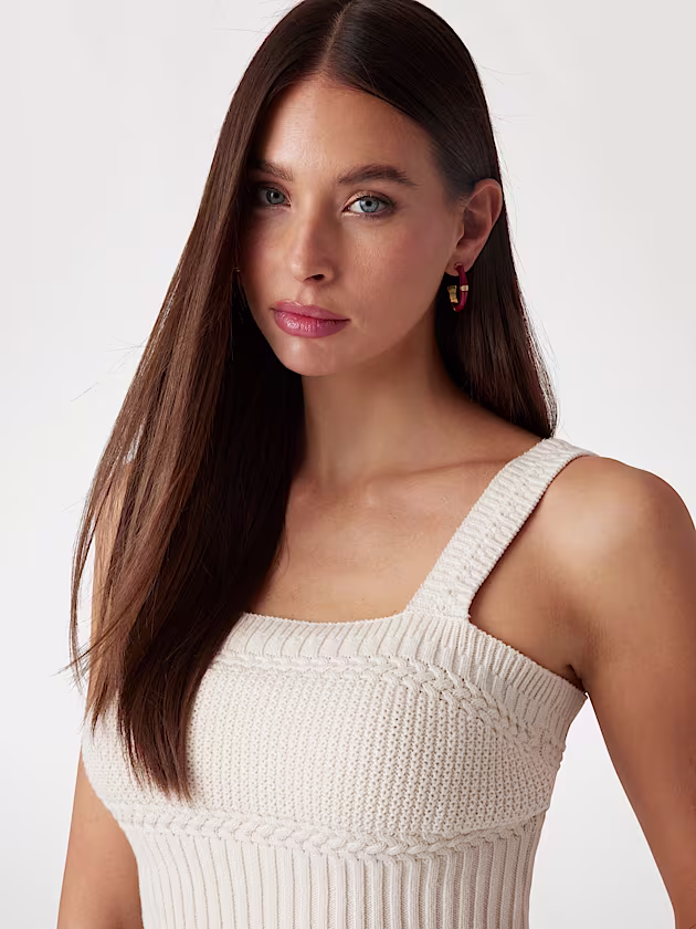 Cropped sweater tank top - GUESS