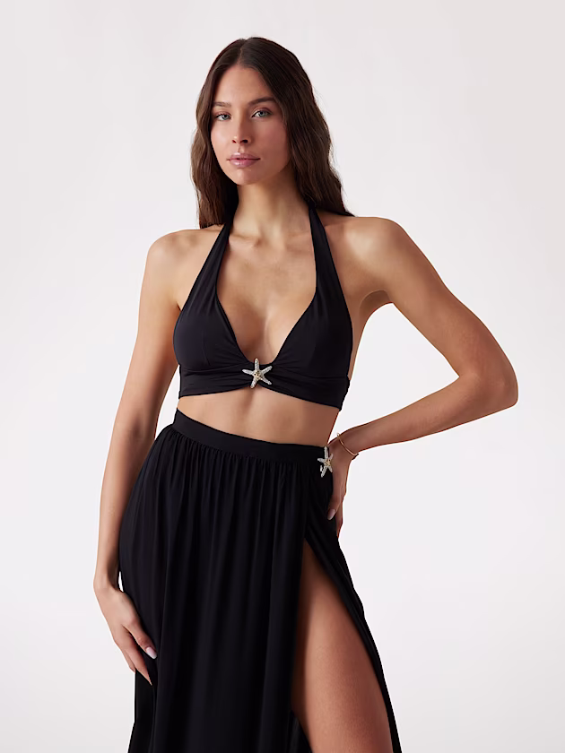 Starfish halter-neck bikini top - GUESS