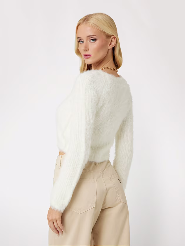 Front zip cardigan - GUESS