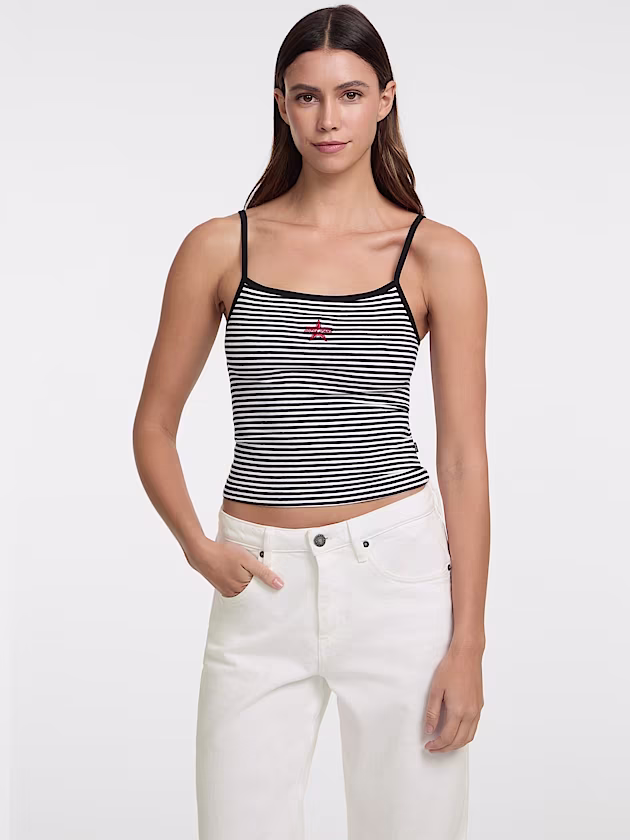 Embroidered tank top - GUESS