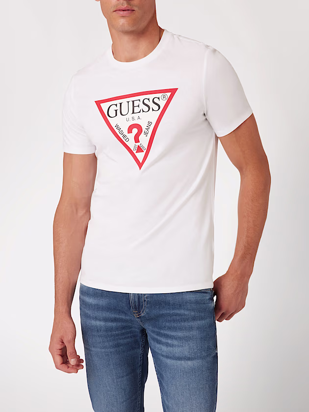 Triangle logo t-shirt - GUESS