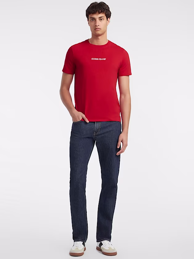 Slim Embroidered Logo Tee - GUESS