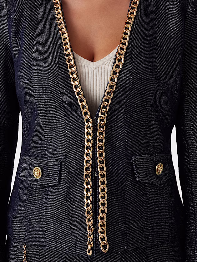 Chain denim jacket - GUESS