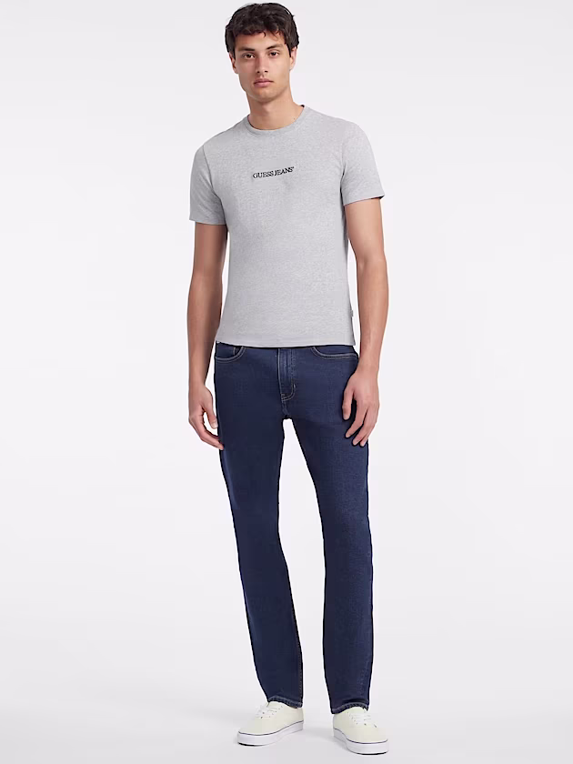 Slim Embroidered Logo Tee - GUESS