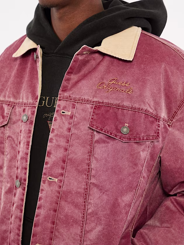 Nylon trucker jacket - GUESS