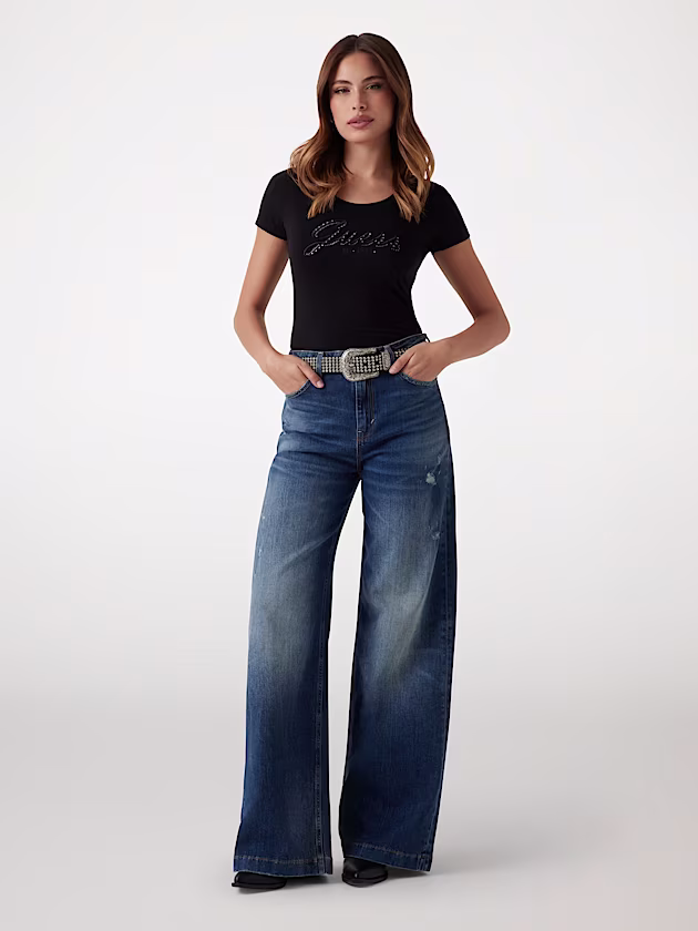 Embroidered logo T-shirt - GUESS