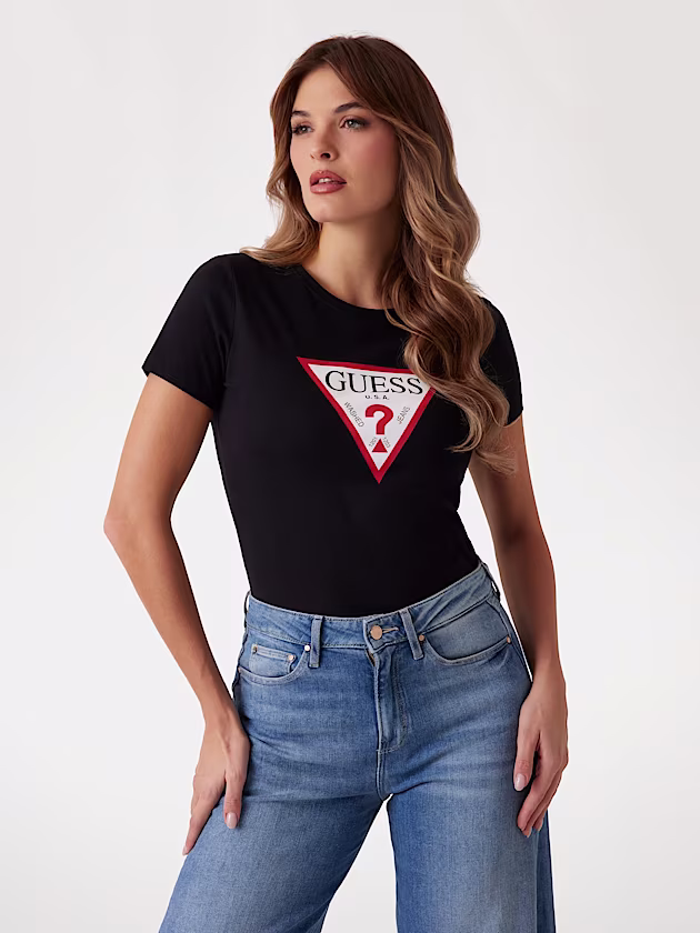 Triangle logo t-shirt - GUESS