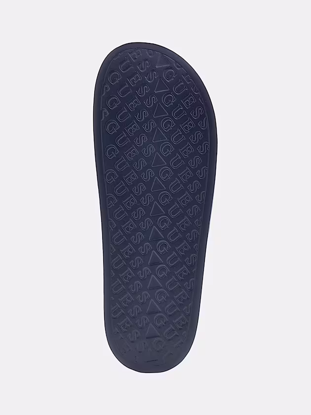 Front logo beach slippers - GUESS