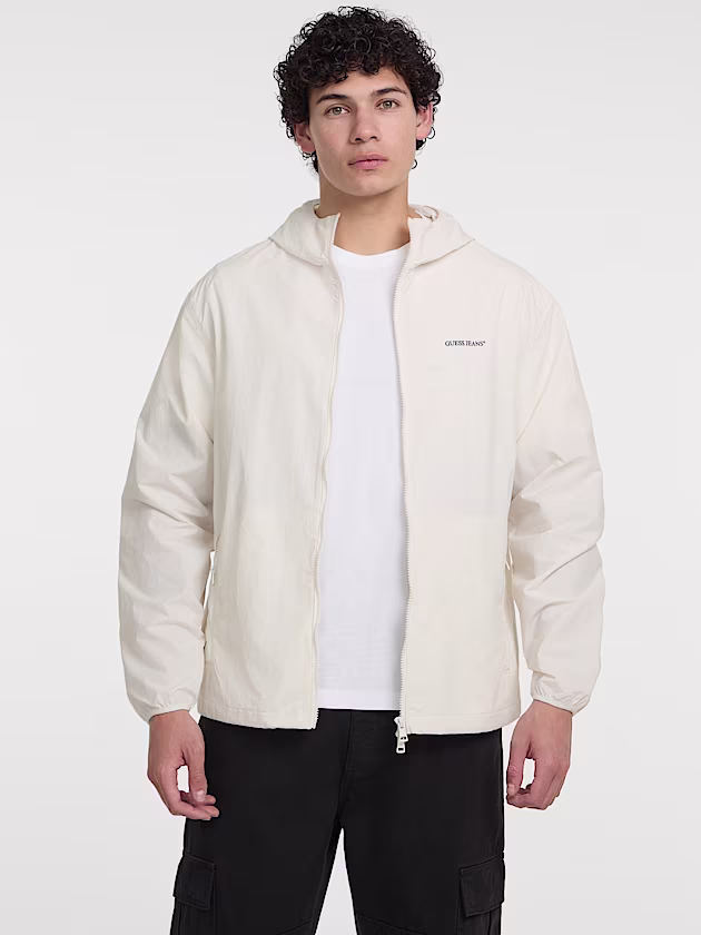 Nylon packable windbreaker - GUESS