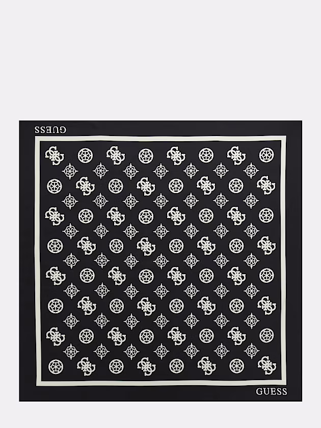 Satin all over logo pareo - GUESS