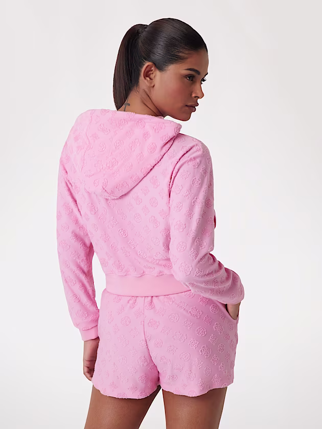 Peony and 4G logo sweatshirt - GUESS