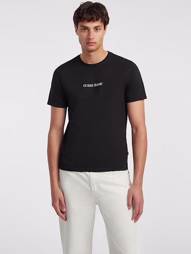 Slim Embroidered Logo Tee - GUESS