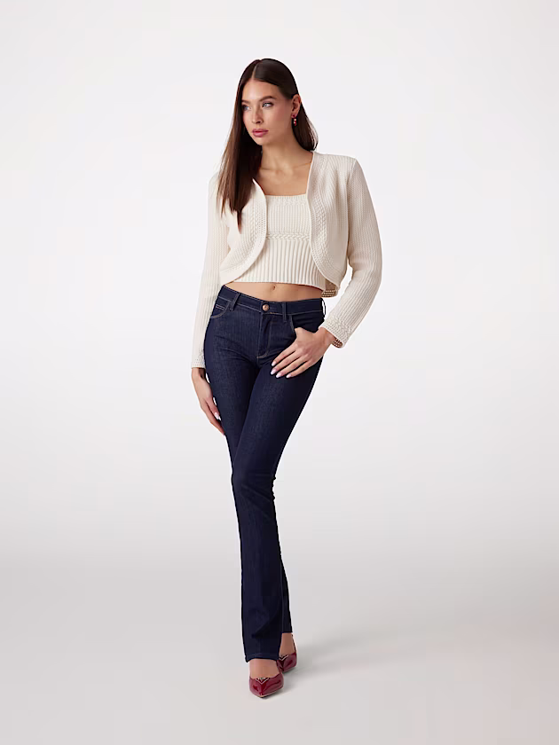 Cropped sweater tank top - GUESS