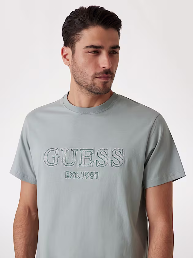Embroidered logo t-shirt - GUESS
