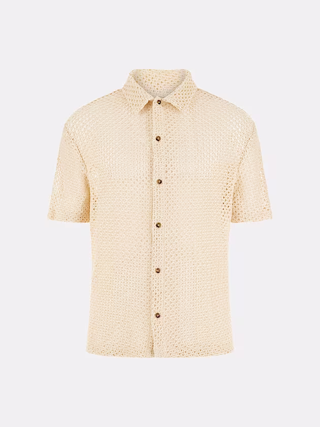 Openwork-knit shirt - GUESS