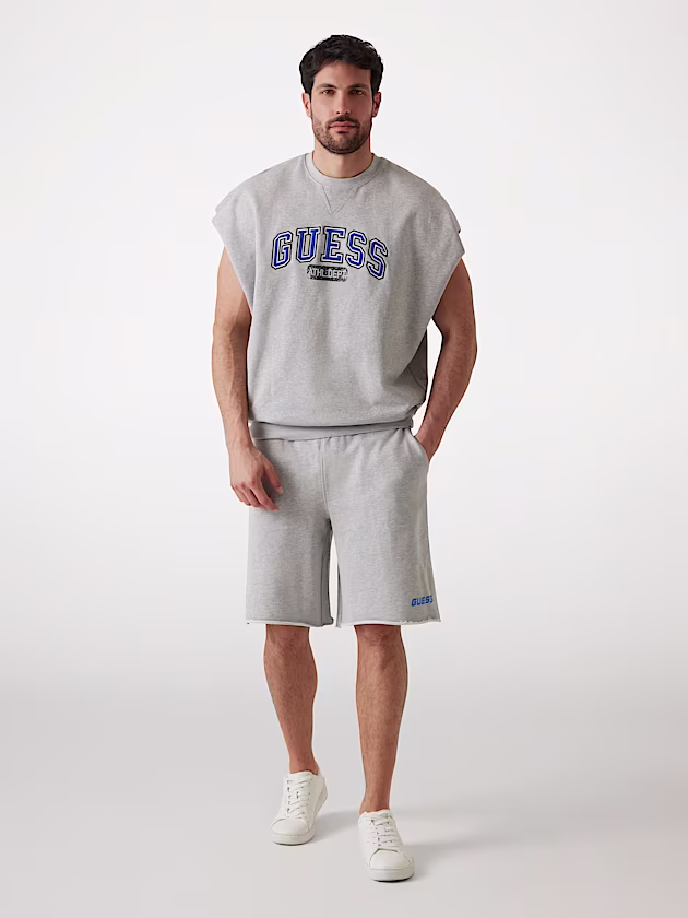 Logo sleeveless sweatshirt - GUESS