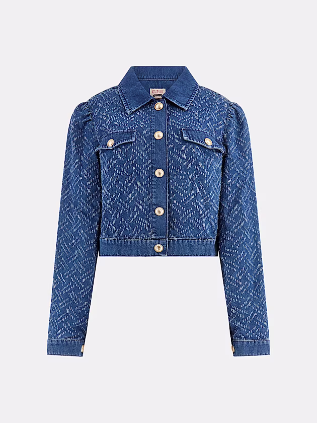 Cropped denim jacket - GUESS