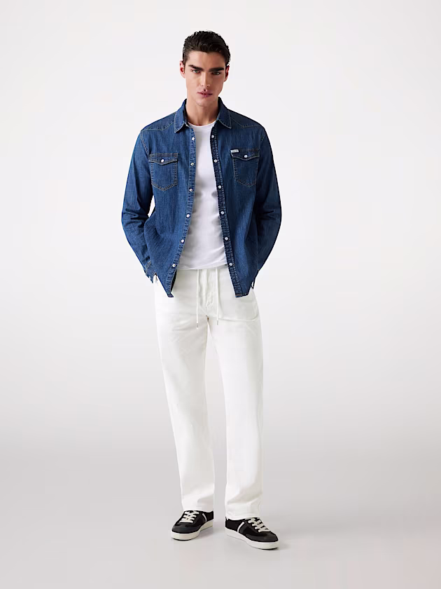 Slim fit denim shirt - GUESS