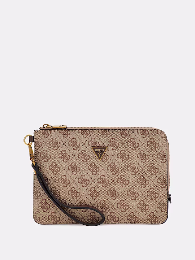 Vezzola Smart 4G Logo Clutch - GUESS