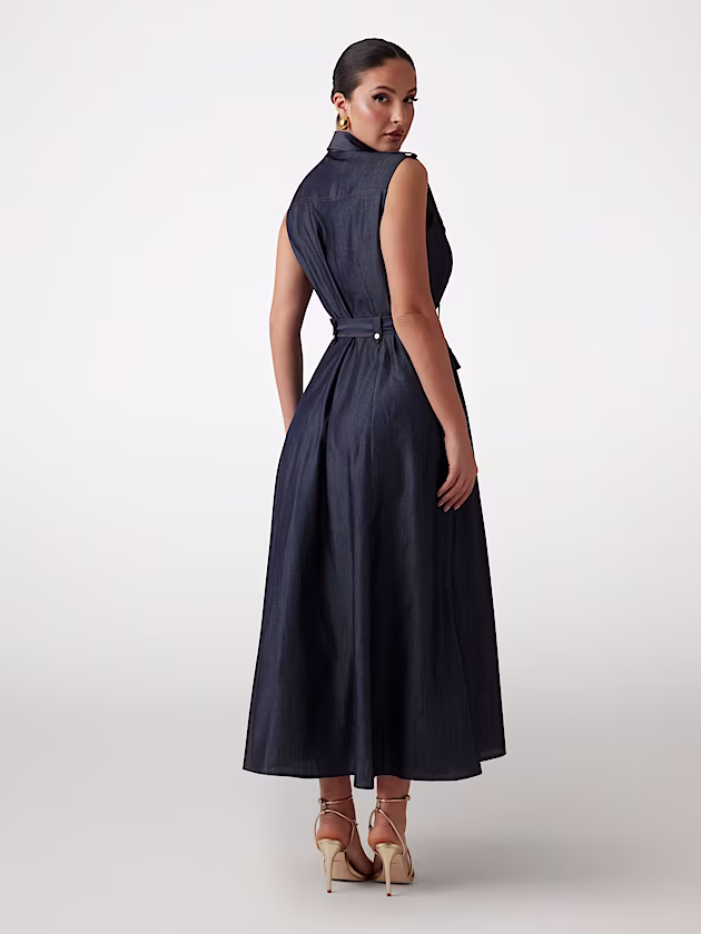 Marciano denim maxi dress - GUESS