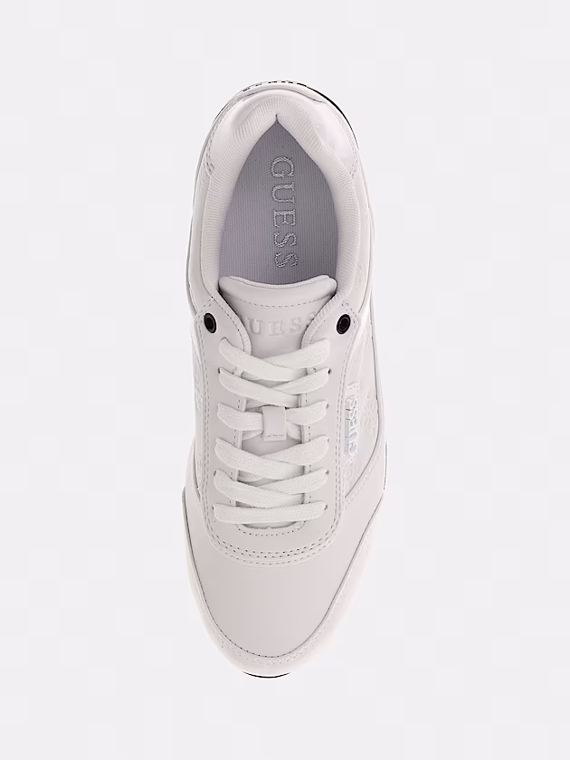 Hansini embossed logo running shoe - GUESS