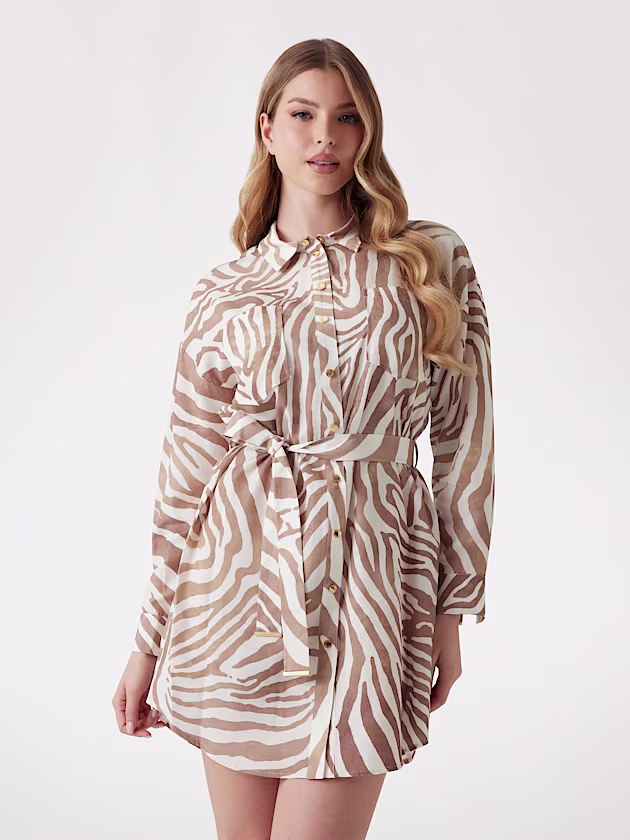 Marciano printed mini shirt dress - GUESS