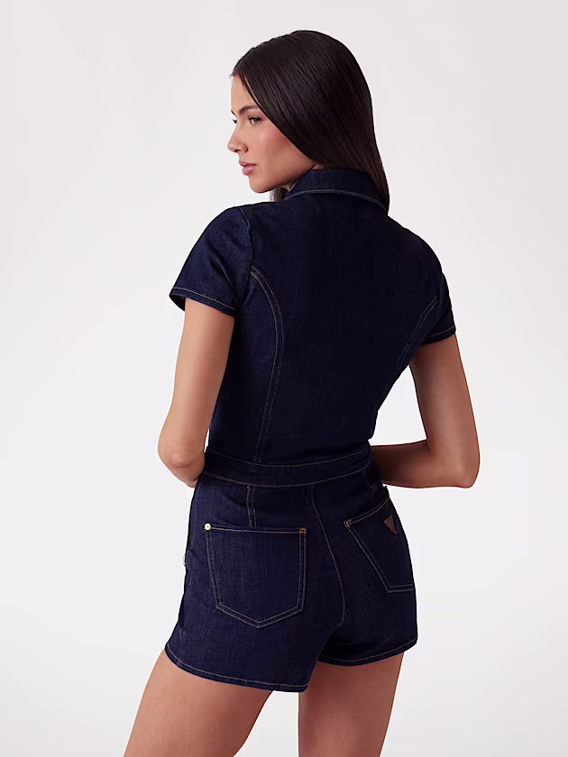 Stretch denim romper - GUESS