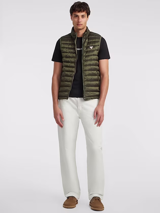 Slim Embroidered Logo Tee - GUESS