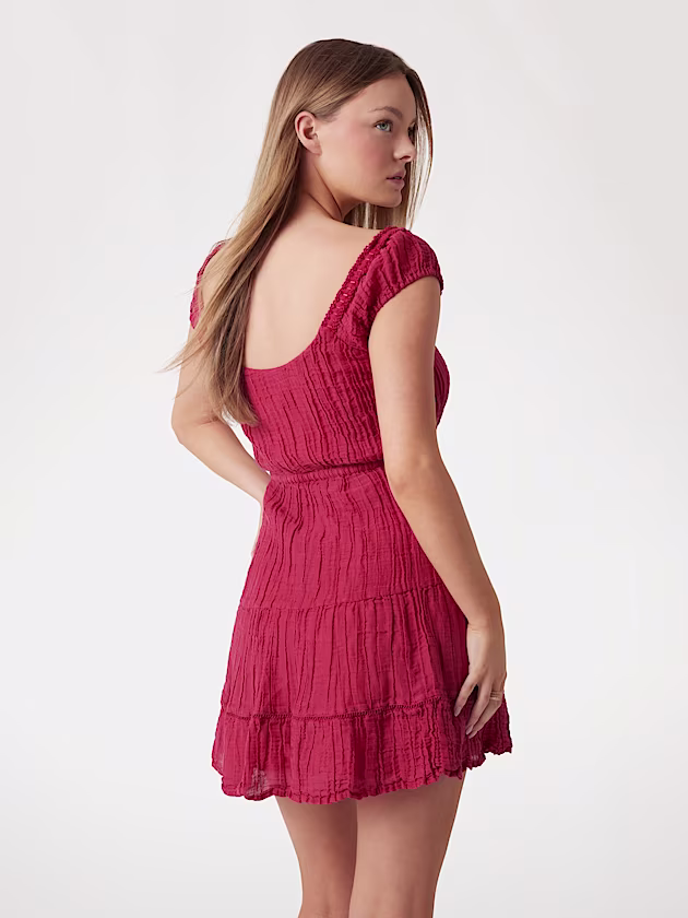 A-line gauze dress - GUESS