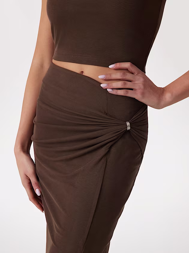 Long draped skirt - GUESS