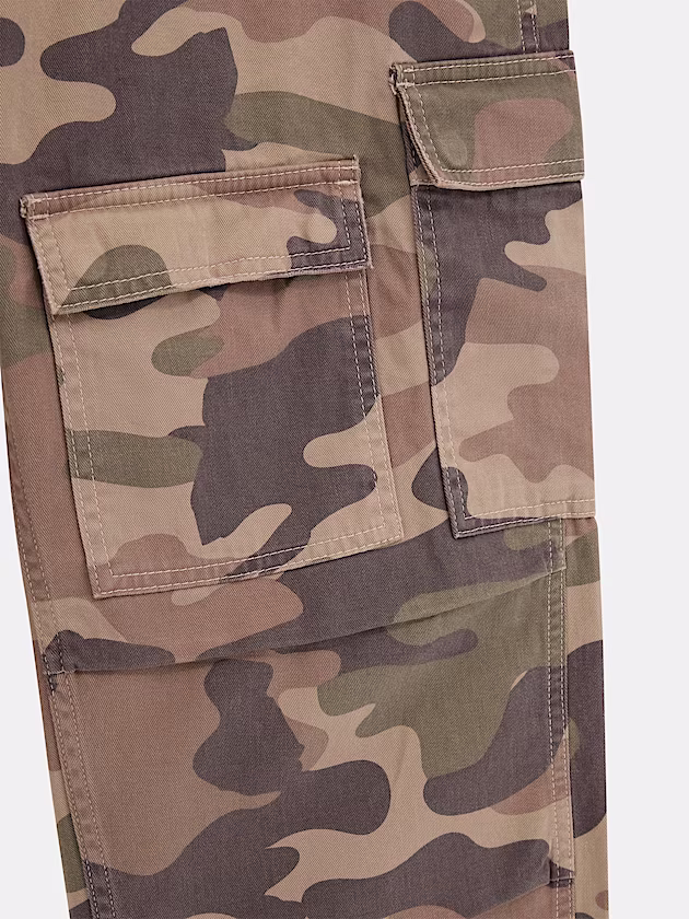 Twill Cargo Pants - GUESS