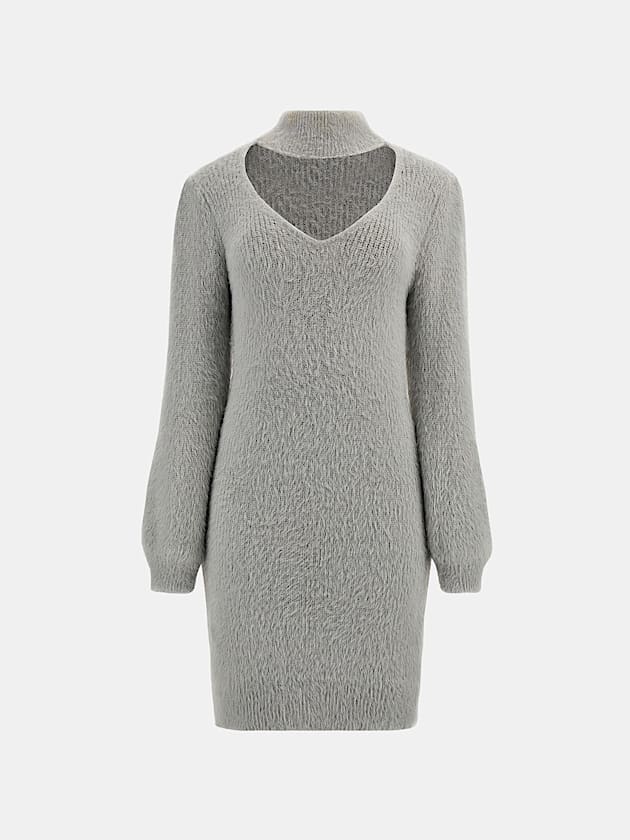 Fuzzy sweater mini dress - GUESS