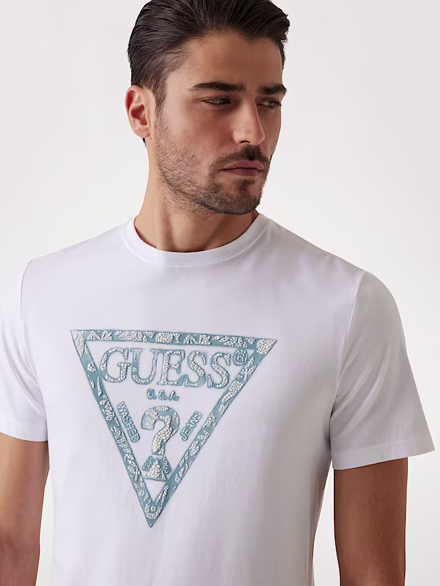 Triangle logo T-shirt - GUESS