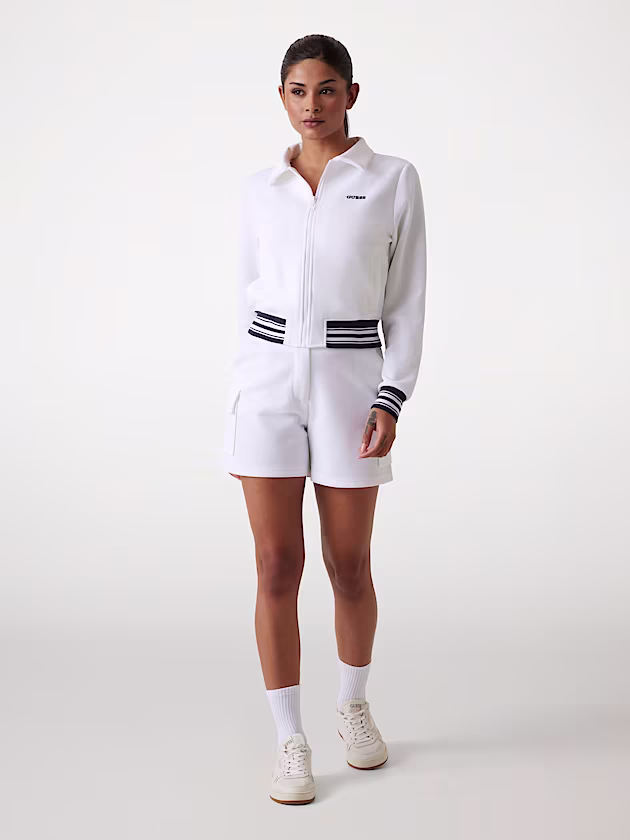 Zip-up logo sweatshirt - GUESS