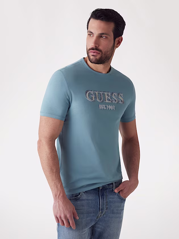 Front logo T-shirt - GUESS