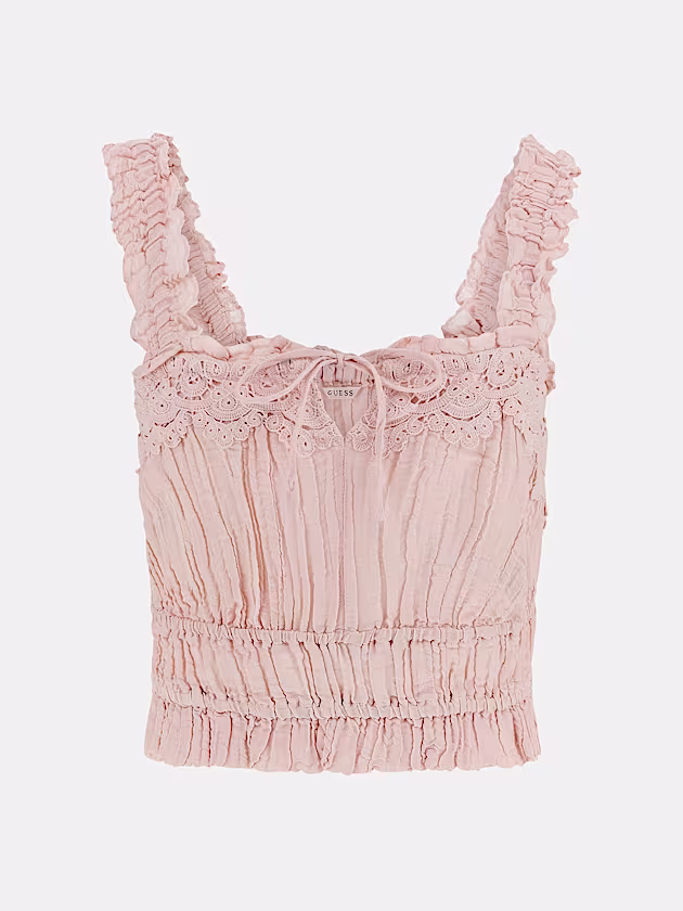 Lacy gauze top - GUESS