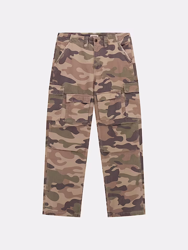 Twill Cargo Pants - GUESS