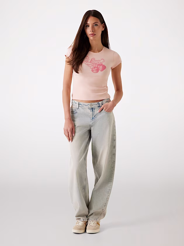 Front logo print T-shirt - GUESS