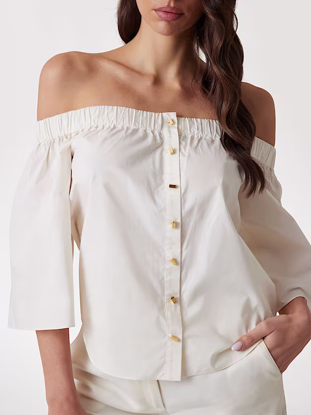 Marciano off-shoulder shirt - GUESS
