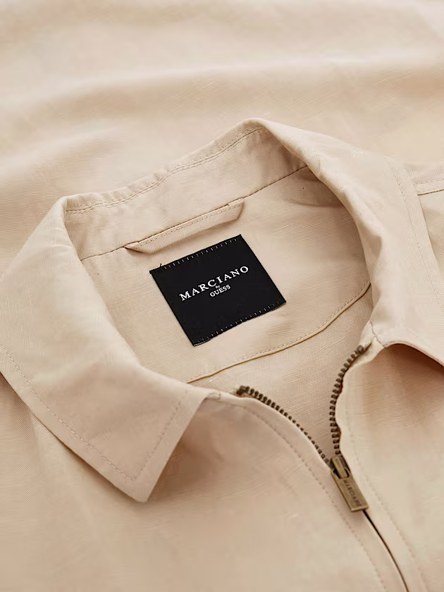 Marciano linen-blend jacket - GUESS