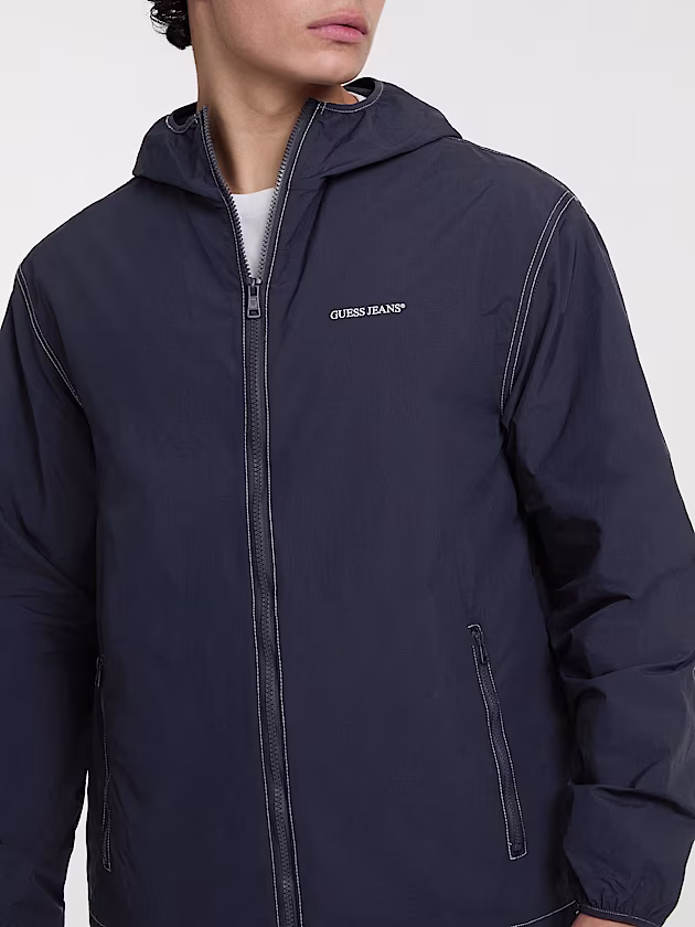 Nylon packable windbreaker - GUESS