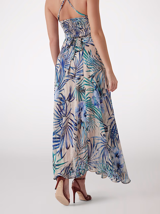 Floral-print wrap skirt - GUESS