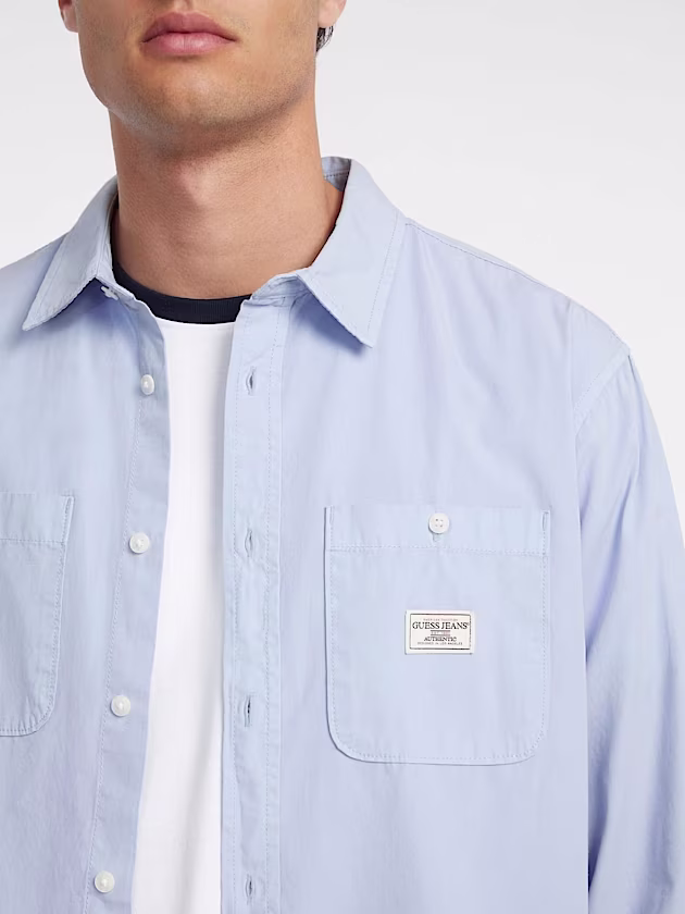 Long-Sleeve Pocket Shirt - GUESS