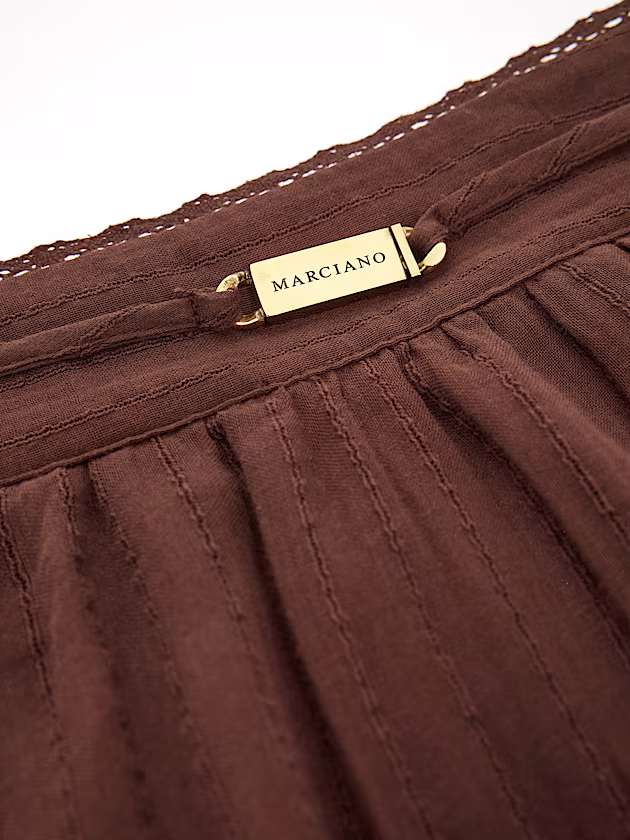 Marciano flounced long skirt - GUESS